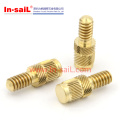 Brass Knurled Threaded Inserts with Stud